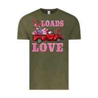 Vintage Olive loads of love truck Vintage Tee - BarkalooDesign