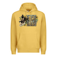 Antique Gold Yee haw Cowboy western Premium Hoodie - HowdyJamesFarm