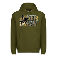 Army Green Yee haw Cowboy western Premium Hoodie - HowdyJamesFarm