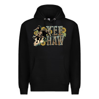 Black Yee haw Cowboy western Premium Hoodie - HowdyJamesFarm