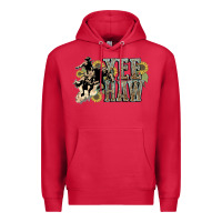 Cardinal Yee haw Cowboy western Premium Hoodie - HowdyJamesFarm