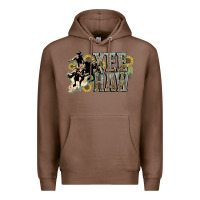 Chestnut Yee haw Cowboy western Premium Hoodie - HowdyJamesFarm