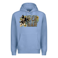 Colony Blue Yee haw Cowboy western Premium Hoodie - HowdyJamesFarm