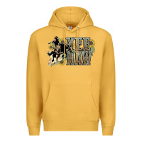 Mustard Yee haw Cowboy western Premium Hoodie - HowdyJamesFarm
