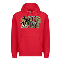 Red Yee haw Cowboy western Premium Hoodie - HowdyJamesFarm