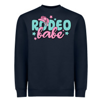 Navy rodeo babe Heavyweight Sweatshirt - MaliasSmallBusiness