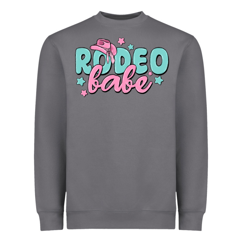 Rodeo Babe Heavyweight Sweatshirt by MaliasSmallBusiness | Teevron