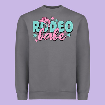 Rodeo Babe Heavyweight Sweatshirt Designed By Maliassmallbusiness