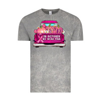Truck In October We Wear Pink Vintage Tee | Teevron