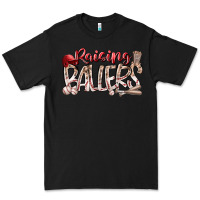 Black Raising Ballers Premium Tee - RacoonDesign