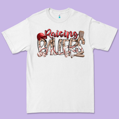 Raising Ballers Premium Tee Designed By Racoondesign
