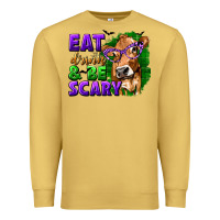 Antique Gold Eat Drink and Be Scary with Halloween Premium Sweatshirt - texasbilliewilder