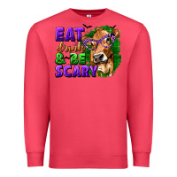 Cardinal Eat Drink and Be Scary with Halloween Premium Sweatshirt - texasbilliewilder