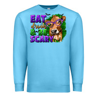 Ocean Blue Eat Drink and Be Scary with Halloween Premium Sweatshirt - texasbilliewilder