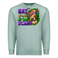 Seafoam Eat Drink and Be Scary with Halloween Premium Sweatshirt - texasbilliewilder