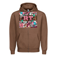 Chestnut rt Zipper Hoodie - LillyAllenDesigns