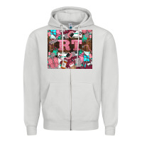 Dove Grey rt Zipper Hoodie - LillyAllenDesigns