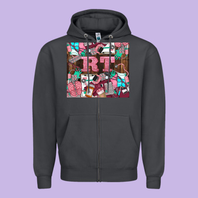 Rt Zipper Hoodie Designed By Lillyallendesigns