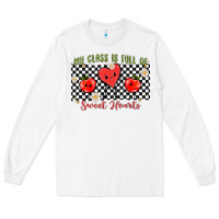White my class full of sweet hearts Long Sleeve Tee - MaliasSmallBusiness