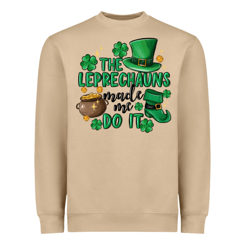 The Leprechauns Made Me Do It Heavyweight Sweatshirt by MaliasSmallBusiness | Teevron