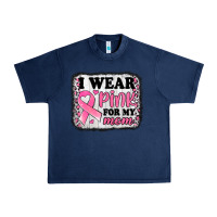 Navy i wear pink for my mom breast cancer awareness Urban Heavy Tee - Jasminsmagicworld