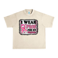 Sandshell i wear pink for my mom breast cancer awareness Urban Heavy Tee - Jasminsmagicworld
