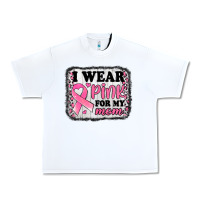 White i wear pink for my mom breast cancer awareness Urban Heavy Tee - Jasminsmagicworld