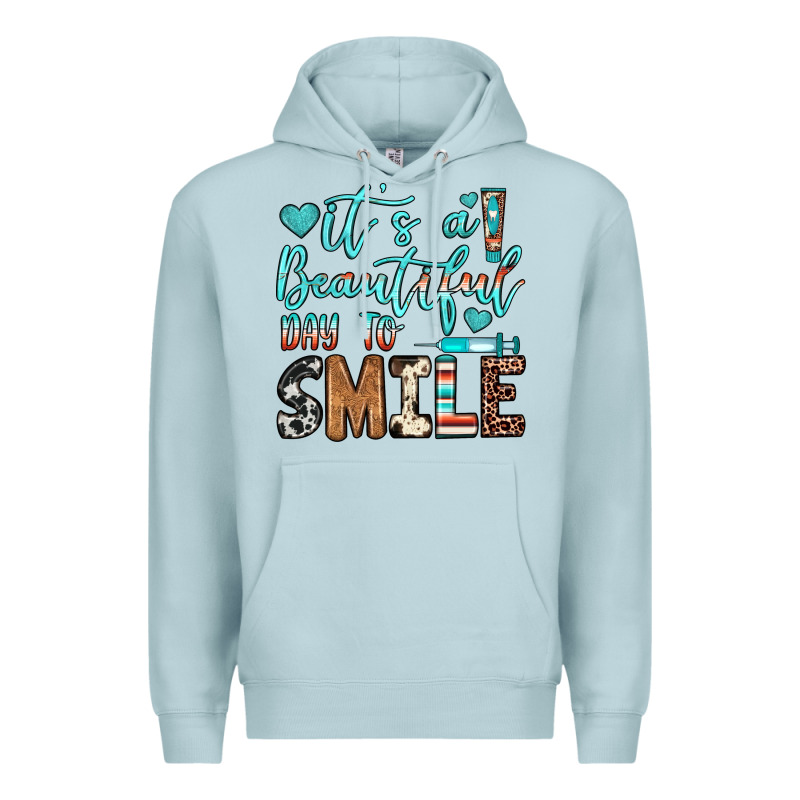 It’s A Beautiful Day To Smile Premium Hoodie by JahusDesignShop | Teevron