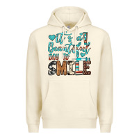 Sandshell it’s a beautiful day to smile Premium Hoodie - JahusDesignShop