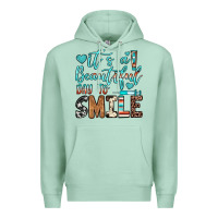 Seafoam it’s a beautiful day to smile Premium Hoodie - JahusDesignShop
