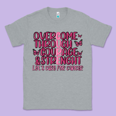 Overcome Through Courage Strength  Malia Classic Tee Designed By Maliassmallbusiness