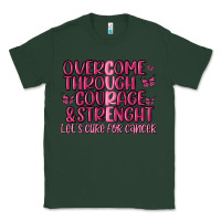 Sports Green overcome through courage strength  malia Classic Tee - MaliasSmallBusiness