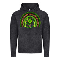 Vintage Black Western Shamrock Cross Rainbow Vintage Hoodie - Artiststas