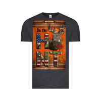 Vintage Black Western On The Hunt Deer Vintage Tee - LillyAllenDesigns