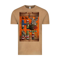 Vintage Camel Western On The Hunt Deer Vintage Tee - LillyAllenDesigns