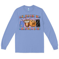 Colony Blue can't talk right now doing mom stuff Long Sleeve Tee - MaliasSmallBusiness