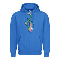 True Royal metastatic breast cancer ribbon Zipper Hoodie - LillyAllenDesigns