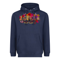 Navy Abuela Our Lady Heavyweight Hoodie - texasbilliewilder