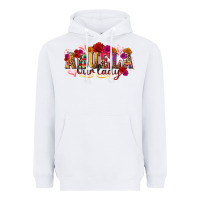 White Abuela Our Lady Heavyweight Hoodie - texasbilliewilder