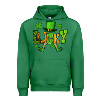 Emerald St. Patrick's lucky leprechaun Urban Hoodie - OliviaCreatesArt