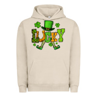 Pigment French Oak St. Patrick's lucky leprechaun Urban Hoodie - OliviaCreatesArt