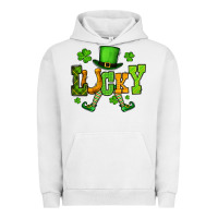 Pigment Lunar Rock St. Patrick's lucky leprechaun Urban Hoodie - OliviaCreatesArt