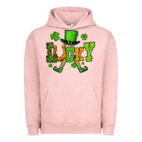 Pigment Salmon St. Patrick's lucky leprechaun Urban Hoodie - OliviaCreatesArt