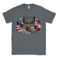 Charcoal Heather Best Dad Ever Classic Tee - CowhideDigitalArt