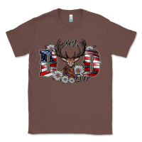 Chestnut Best Dad Ever Classic Tee - CowhideDigitalArt