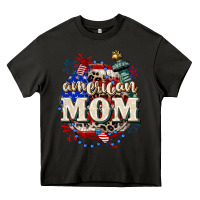 Asphalt American Mom 4th of July Heavy Core Tee - CowGirlArtShop