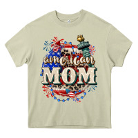 Mossy American Mom 4th of July Heavy Core Tee - CowGirlArtShop