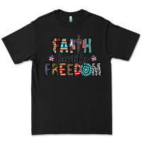 Black faith family freedom Premium Tee - CowhideDigitalArt