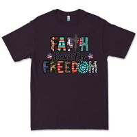 Plum faith family freedom Premium Tee - CowhideDigitalArt