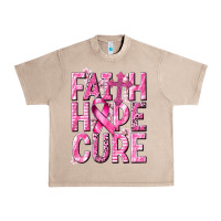 French Oak faith hope cure cancer Urban Heavy Tee - NancyCooperArtShop